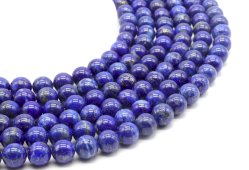 Korale z lapis lazuli 'AA' 10 mm na nitce 40 cm