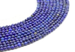 Koraliki z lapisu lazuli 'AA' 4mm na drucie 40cm