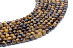 Koraliki Tiger Eye 6mm na nitce 40cm