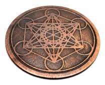 Broszka kieszonkowa Metatron Copper 4cm
