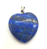 Wisiorek w kształcie serca z lapis lazuli 2,5 cm