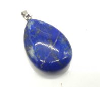 Wisiorek z łezką z lapis lazuli 3 cm