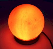 Miniaturowa lampa solna USB w kształcie kuli 1 kg