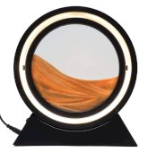 Rewersyjna lampa piaskowa 24 cm - pomarańczowa