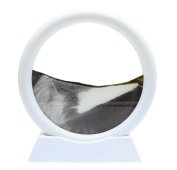 Okrągły stół z ruchomym piaskiem 16 cm - szary