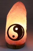 Surowa himalajska lampa ogniwowa Yin-Yang 1-2KG