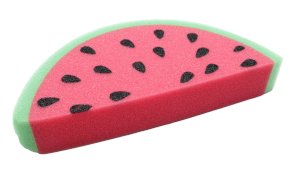 Gąbka z włókien drzewnych arbuzowych 17 cm - 10 szt.