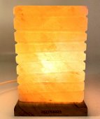 Himalajska lampa solna żebrowana prostokątna 5 kg
