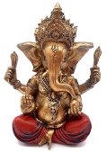 Ganesh Multi Resin Statue 12cm
